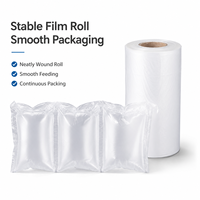 Film gonflable perforé en PE à déchirement facile pour rembourrage de cartons, rouleaux de coussinets de protection, conception à découpe précise
