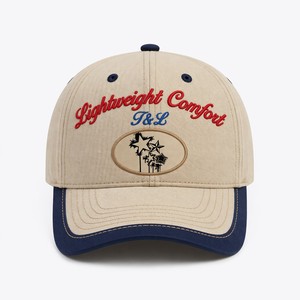 Casquette de baseball 6 panneaux en denim brodé 3D avec logo personnalisé T&L, ajustable, en coton lavé vintage, structurée, vente en gros - Product Image 2