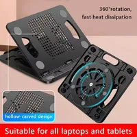 Support d'ordinateur portable et de tablette pliable et réglable en plastique, universel, portable, accessoire de bureau