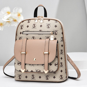 <b>Women's</b> Faux Leather <b>Backpack</b> <b>Mini</b> Square Luxury Pattern Waterproof Daily Use Shoulder Bag Medium Capacity All Seasons - Product Image 6