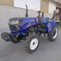 Tracteur agricole diesel 4x4 de 60 CV pour travaux municipaux et agriculture domestique, directement de l'usine