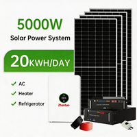 Système solaire hors réseau 10KVA 12KVA, kit complet tout-en-un, MPPT, lithium-ion, pour l'indépendance énergétique résidentielle, sauvegarde