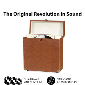 Vintage Vinyl ghi trường hợp thực hiện cho tiêu chuẩn 33 1/3 <span class=keywords><strong>45</strong></span> 78 rpm hồ sơ linh hoạt giải pháp lưu trữ - Product Image 2