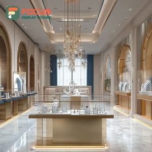 Sistema de Exhibición de Joyería de Alta Visibilidad con Acabado Laminado, Vitrina Comercial para Tiendas - Product Image 1