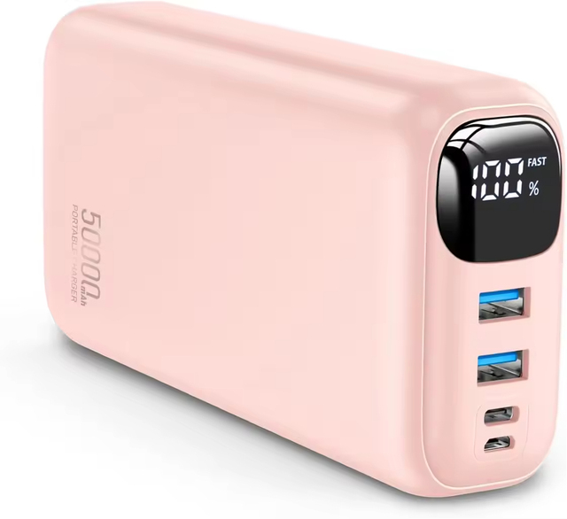 Wholesale 50000mAh Portable Power Bank Large Capacity 22.5W PD Fast Charge Type-C Power Bank