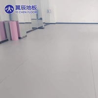 Plancher de danse en vinyle adhésif PVC moderne Marley, imperméable, avec surface lisse pour usage intérieur