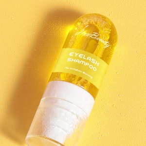 Shampoo concentré végétalien pour cils à formule douce, nettoyant bio pour extensions de cils, sans larmes pour le confort des yeux - Product Image 3