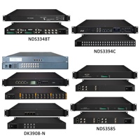 Récepteur Satellite DVB-S 4/8/12/16/20/24 avec IPTV Gratuit, Entrée RF Hôtel pour Passerelle IP, Tête de Réseau Vidéo, Tuner Modulateur DVB-C-T TV