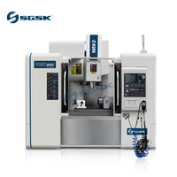 Centre d'usinage vertical CNC SGSK VMC850, déplacement 800x500x500mm, charge de table 500kg, broche BT40 8000 tr/min, ATC 24 outils pour pièces métalliques