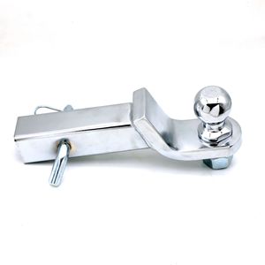 Soporte de enganche de <span class=keywords><strong>remolque</strong></span> de 2 pulgadas cromado de alta resistencia para receptor de 2 pulgadas, para camión, SUV, <span class=keywords><strong>remolque</strong></span> - Product Image 5