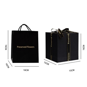 Rose <span class=keywords><strong>éternel</strong></span>le sous cloche en verre, bouquet <span class=keywords><strong>de</strong></span> fleurs séchées, coffret cadeau pour la Saint-Valentin et Noë<span class=keywords><strong>l</strong></span>, pour filles - Product Image 2