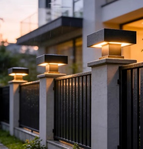 Modern Minimalist Stylish Landscape Garden Pillar Lights IP65 Waterproof LED with Gate Light 5-Year Warranty CRI 90 Outdoor - Product Image 3