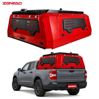 Capot rigide en alliage d'aluminium pour pick-up avec panneaux latéraux MOLLE et porte arrière solide pour Ford Maverick