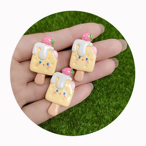 Crème Glace Artisanat Fournitures Résine Perles pour Bijoux De Mode Vêtements Accessoires Ornements Faits À La Main - Product Image 6