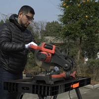 Yvertak — établi de travail Portable et pliable, 5 en 1, plan de travail avec scie, pour Garage, extérieur et intérieur