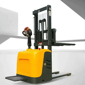Carrello Elevatore Semi-Elettrico 1000kg 1500kg 2000kg, Stoccatore a Spinta Manuale, Carrello Elevatore Retrattile 3m 4m 5m, Certificazione CE, Consegna Rapida - Product Image 3