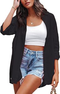 Yiwu blus pabrik penjualan langsung blus wanita lengan panjang simpel & kemeja mode nyaman kemeja untuk wanita blus putih - Product Image 5