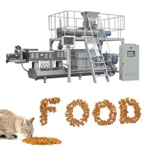 Pet Biscuit Making Machine Dog Food Fresh Meat Strip Extruding Line Cold Extrusion