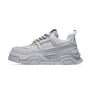 Chaussures de sport décontractées pour hommes, de marque, blanches, à semelle épaisse, augmentant la taille, douces, antidérapantes, de haute qualité, de luxe - Product Image 4