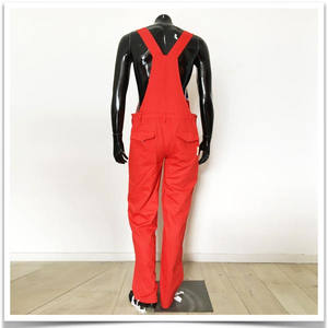 <span class=keywords><strong>Pantalon</strong></span> à bretelles <span class=keywords><strong>de</strong></span> <span class=keywords><strong>peintre</strong></span> <span class=keywords><strong>de</strong></span> l'industrie alimentaire pas cher 100% coton salopette rouge blanc vêtements <span class=keywords><strong>de</strong></span> <span class=keywords><strong>travail</strong></span> - Product Image 3