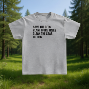 เสื้อยืดพิมพ์ลาย The bees พืชต้นไม้สะอาดทะเลเสื้อยืด Meme ตลกเสื้อ cringe ไม่เหมาะสม - Product Image 3