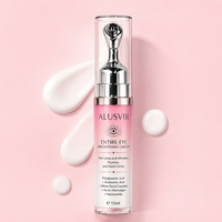 Crème Contour des Yeux Anti-Âge et Raffermissante au PHA, Vitamine C, Niacinamide et Céramide, Éclaircissante, Anti-Rides et Anti-Cernes, Sous Marque Privée