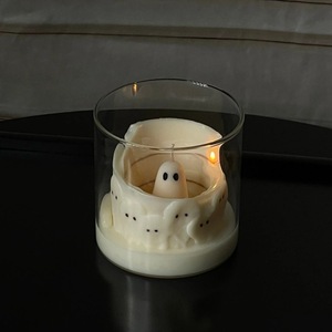 LANJO 2026 Yeni Tasarım Kenarları Eriyen Spiral Mum, İçinde Noel Figürü Bulunan 2'si 1 Arada Spiral Mum Topu Toptan Satış - Product Image 3