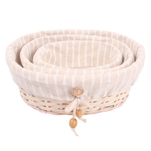 Plateau à <span class=keywords><strong>pain</strong></span> et à fruits <span class=keywords><strong>en</strong></span> <span class=keywords><strong>osier</strong></span> naturel fait à la main panier de rangement pliable léger polyvalent pour l'utilisation de cadeaux alimentaires ménagers - Product Image 5