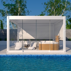 Pergola <span class=keywords><strong>de</strong></span> <span class=keywords><strong>jardin</strong></span>, <span class=keywords><strong>abri</strong></span> <span class=keywords><strong>de</strong></span> <span class=keywords><strong>jardin</strong></span>, pergola bioclimatique en aluminium, gazebo extérieur, toit à lames orientables, pergola électrique <span class=keywords><strong>3x4</strong></span> - Product Image 6