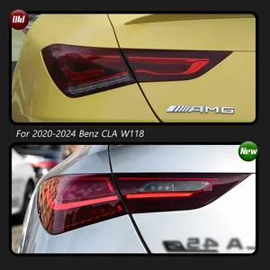 ไฟหน้ารถยนต์เบนซ์ GLA W118 ปี 2020-2024 อัพเกรดดัดแปลงเป็นไฟหน้า LED แบบ DRL พร้อมไฟเลี้ยวแบบไดนามิก - Product Image 2