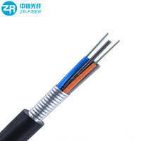 Cable de Fibra Óptica Subterráneo GYTA GYTS de 12, 24 y 48 Núcleos, G652D, Monomodo, Blindado, para Exteriores, Precio por Metro