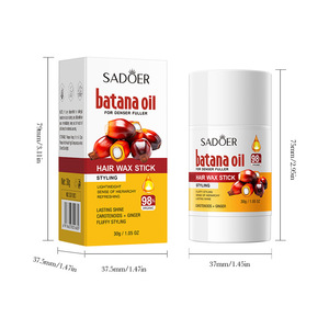 SADOER Batana <span class=keywords><strong>Hair</strong></span> <span class=keywords><strong>Wax</strong></span> <span class=keywords><strong>Stick</strong></span> avec Brillance et Nutrition Hydratante pour la Vente en Gros E-commerce Transfrontalier - Product Image 5