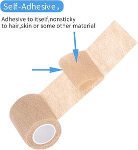 ضمادة مرنة غير منسوجة الإسعافات الأولية الطبية في الهواء الطلق بالجملة ضمادة مرنة بلون صلب الطبية - Product Image 2