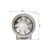 Bestseller Flow Hydroponic Grow Tent Inline-Rohrventilator Großer Luftvolumen-Booster Rohrventilator