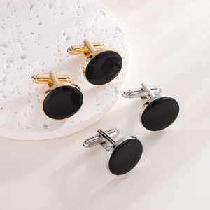 High Quality Custom Engraved Men's Vintage Cufflinks Fashion Jewelry Cufflinks Gift Men's Wedding - Product Image 2