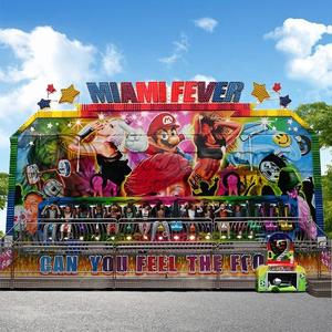 Jeu de carnaval d'usine Mobile Big Miami Rides Amusement Park Rides Crazy Wave Amusement Ride à vendre - Product Image 1