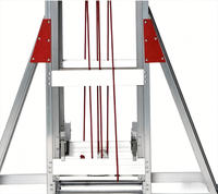 Échelle télescopique de qualité industrielle, portable, multifonctionnelle, à marches extensibles, capacité de charge de 150 kg, pour travaux d'ingénierie en extérieur