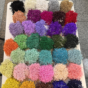 Venta al por mayor: <span class=keywords><strong>Estambres</strong></span> de flor de yeso de doble cabeza de 3 mm, aprox. 1500 unidades, <span class=keywords><strong>estambres</strong></span> de lirio y rosa de simulación, accesorios para manualidades DIY - Product Image 1