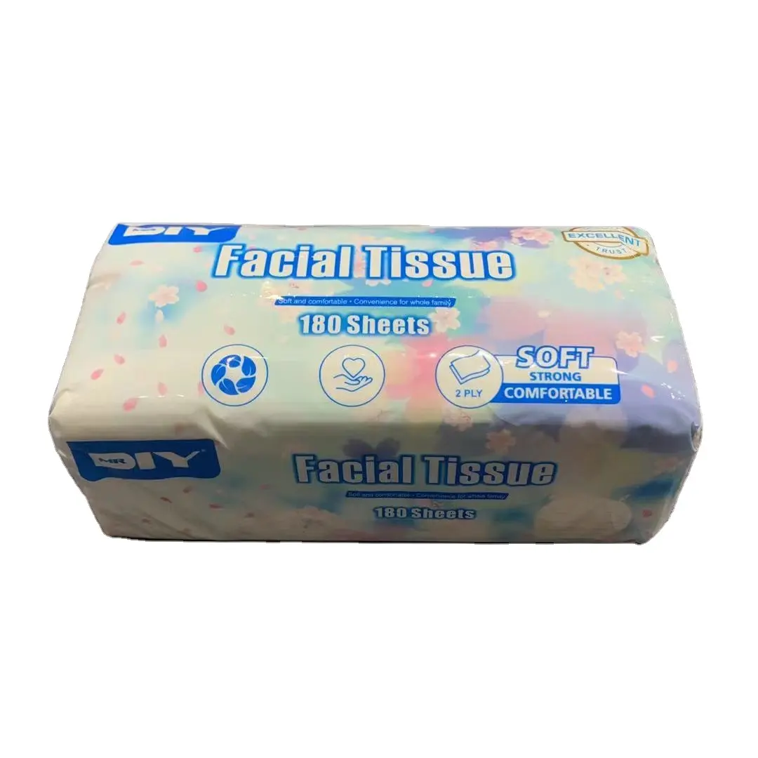 Factory Wholesale 2ply Facial Tissue soft facial tissue paper 2 ply 550 sheets