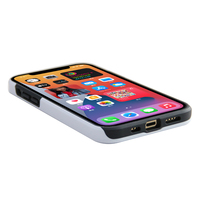 Prosub casing ponsel Iphone 12 Pro Max, grosir kosong sublimasi permukaan pelapis 3D 2 in 1