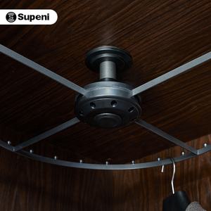 Supeni cintre à vêtements, accessoires de garde-robe monté sur le dessus, cintre de rangement rotatif à 360 degrés - Product Image 3