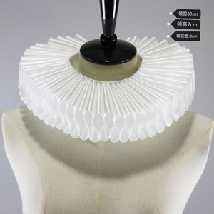 Collier de <span class=keywords><strong>clown</strong></span> à volants fait main pour accessoires de scène, de mariage et de séance photo ; Composant de déguisement d'Halloween - Product Image 2