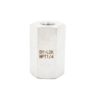 Adaptador de rosca interna doble NPT By-Lok 1/4 para gas de laboratorio - Product Image 2