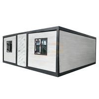 Nouveau produit : Villa conteneur extensible 2 chambres, maison préfabriquée empilable, maison mobile, maison en panneaux sandwich
