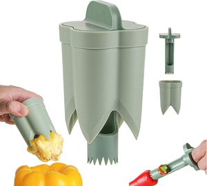 Bell Peppers Seed Core Remover Chili Pepper Corer Manual Plastic Eco-Friendly - Product Image 2
