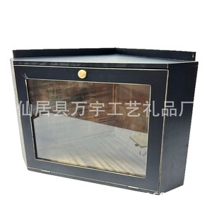 Wan Yu Wooden Bread <b>Box</b> 45x28x31cm With Glass Lid Multipurpose Kitchen <b>Storage</b> For Food Snacks - Product Image 5