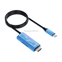 Usine directe 8K 60HZ type-c câble de convertisseur USB 1.8m CNC artisanat mâle-mâle pour HDTV Console de jeu Microphone haut-parleur projecteur