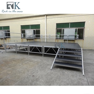 Plataforma de Aluminio para Exhibiciones de 4 pies x 8 pies, Plataforma Ajustable para Cargas Pesadas - Product Image 3