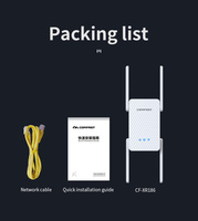OEM/ODM Comfast Popular 2,4G 5Ghz 3000M Inalámbrico de largo alcance TP Link Señal Wifi Repetidor Wi Fi Amplificador Booster Wifi Extender