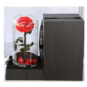 10cm rojo fresco conservado rosa en cúpula <span class=keywords><strong>de</strong></span> <span class=keywords><strong>cristal</strong></span> como regalo y decoración <span class=keywords><strong>de</strong></span> sala <span class=keywords><strong>de</strong></span> estar - Product Image 3